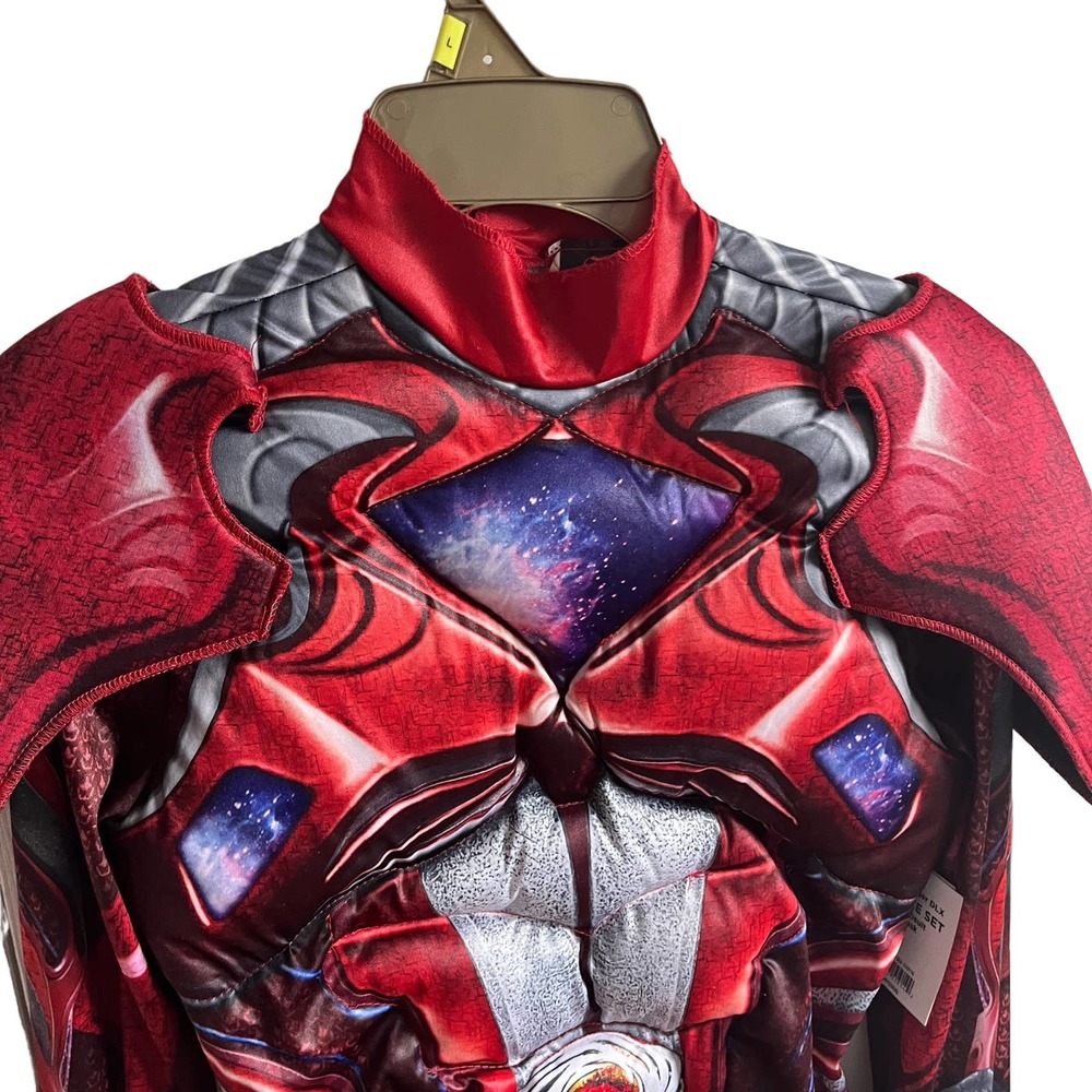 Power Ranger Red and Silver Kids Costume - Picture 5 of 10